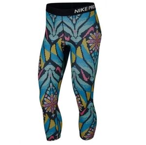 Nike Women's Icon Clash Mid-Rise Multicolor Floral-Geo Leggings